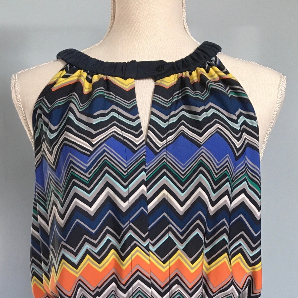 BCBG short colorful matte jersey dress